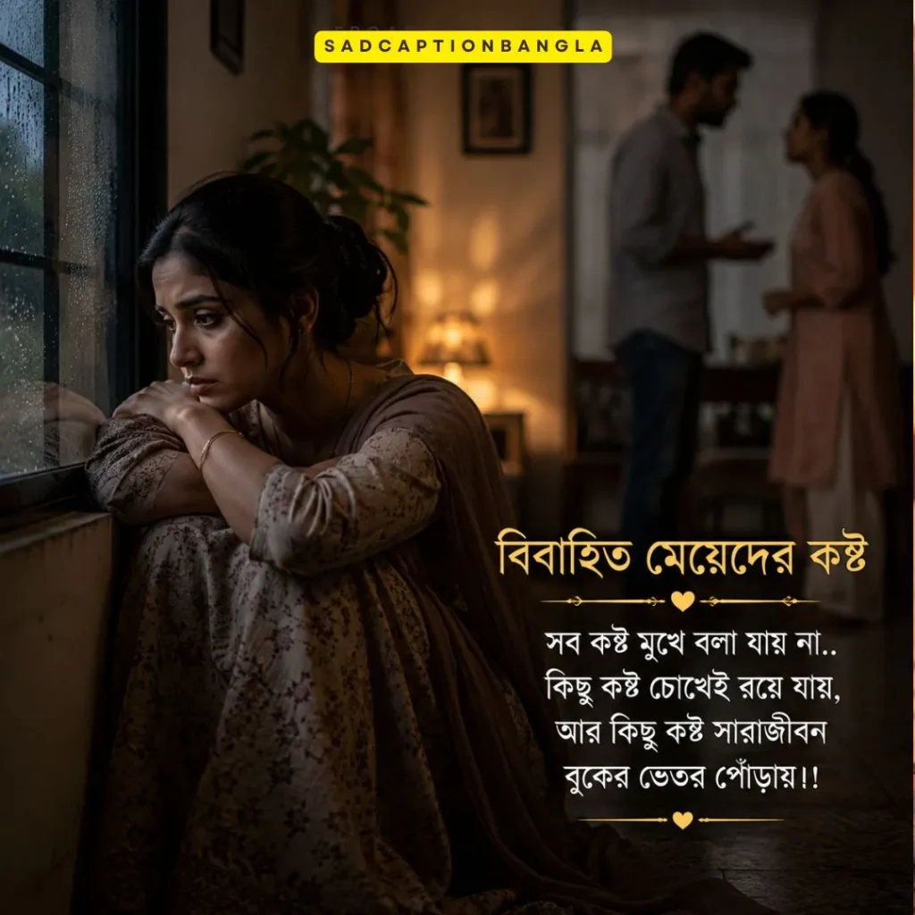 বিবাহিত মেয়েদের কষ্টের স্ট্যাটাস