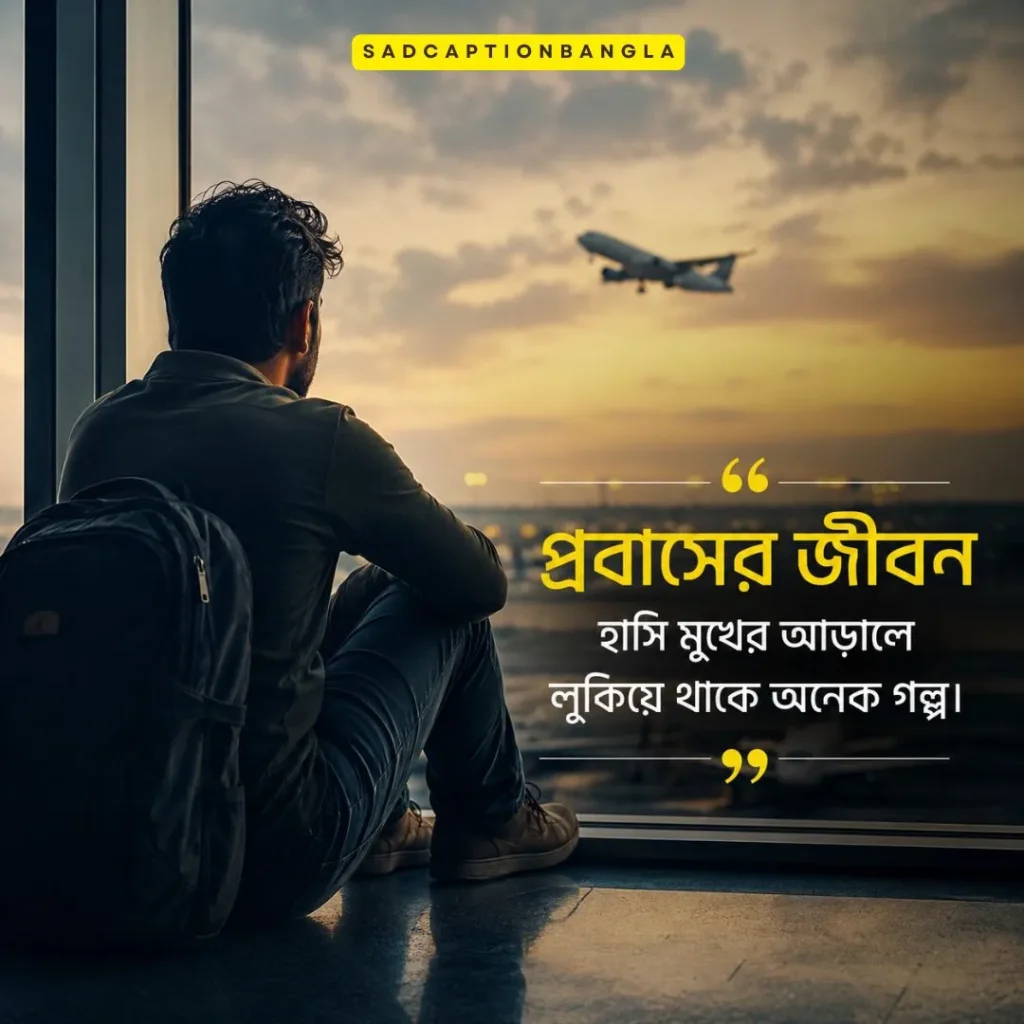প্রবাসীদের কষ্টের স্ট্যাটাস