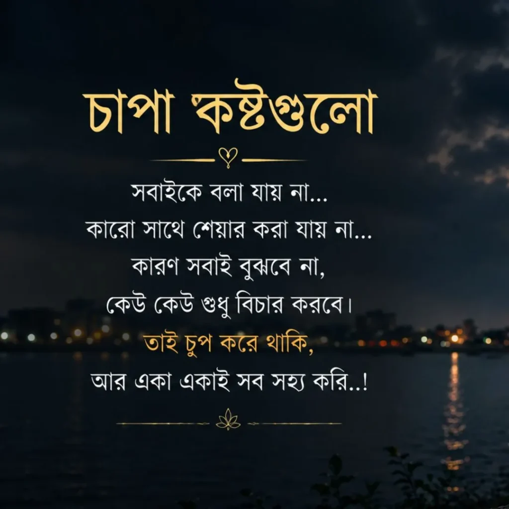 না পাওয়া ভালোবাসার কষ্টের স্ট্যাটাস