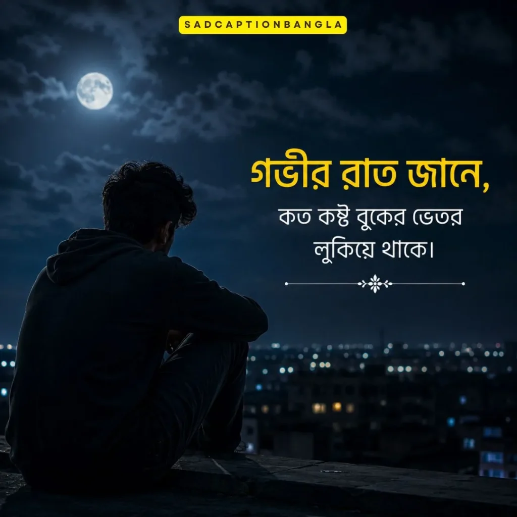 গভীর রাতের কষ্টের স্ট্যাটাস
