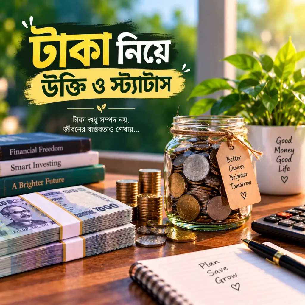 টাকা নিয়ে স্ট্যাটাস