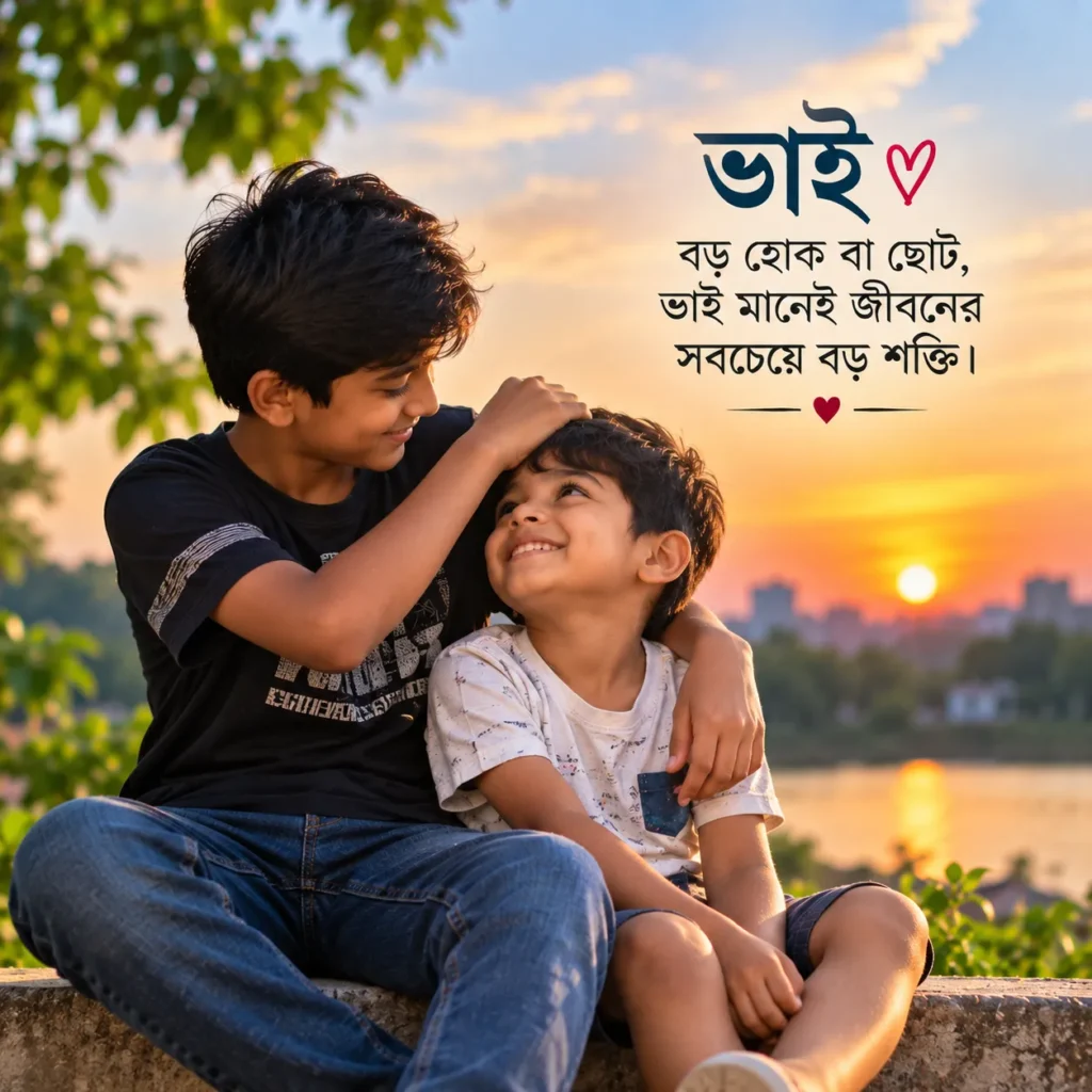 ভাই নিয়ে ক্যাপশন