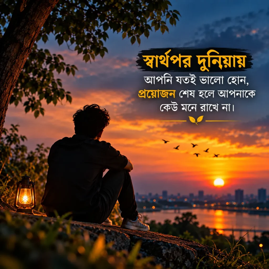 স্বার্থপর মানুষ নিয়ে উক্তি