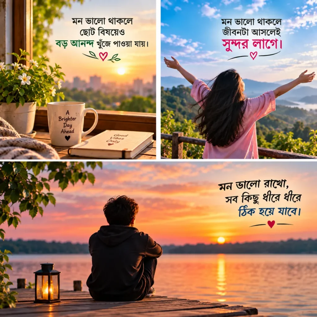 মন ভালো করার স্ট্যাটাস 