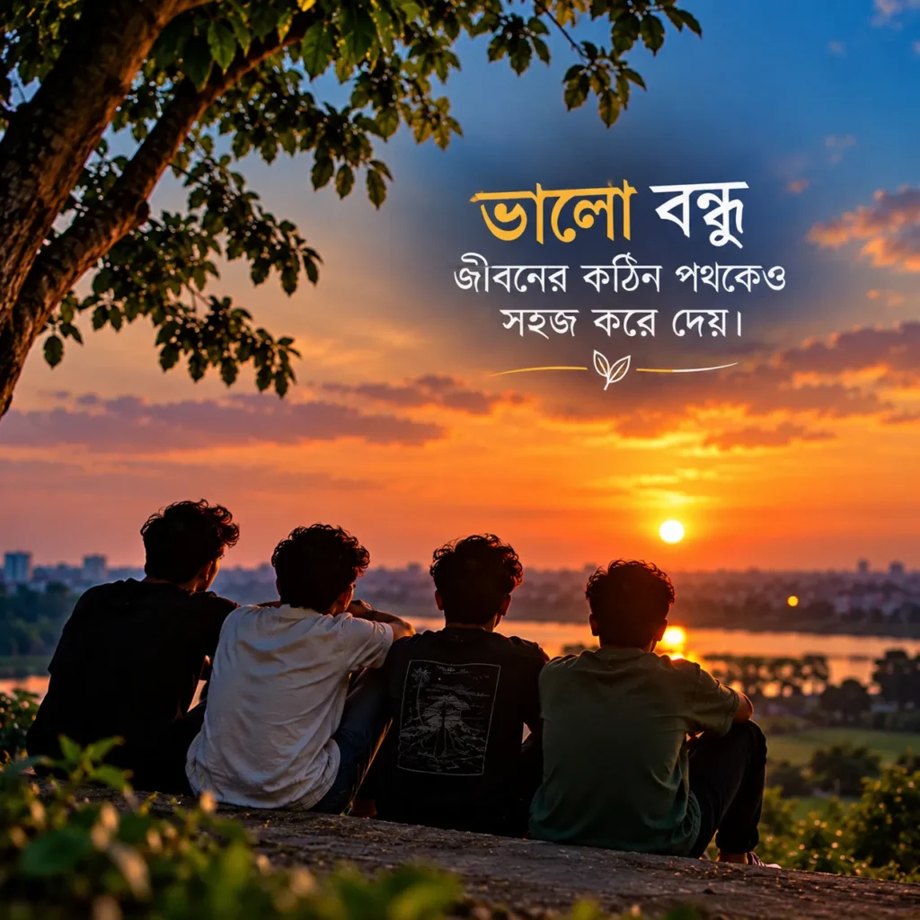 বন্ধু নিয়ে স্ট্যাটাস
