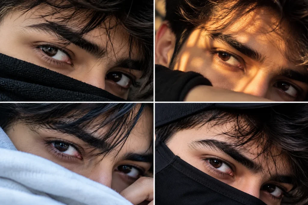 ছেলেদের চোখের পিক