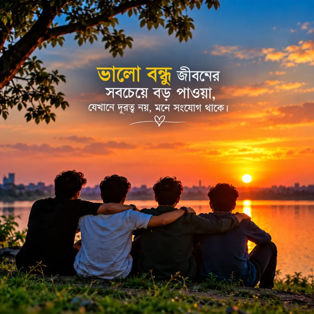 বন্ধু নিয়ে স্ট্যাটাস