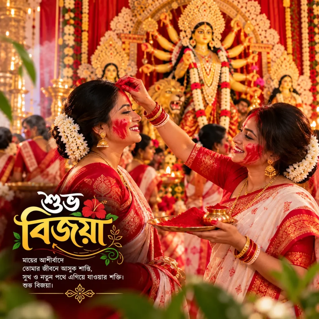 সিঁদুর খেলা ক্যাপশন