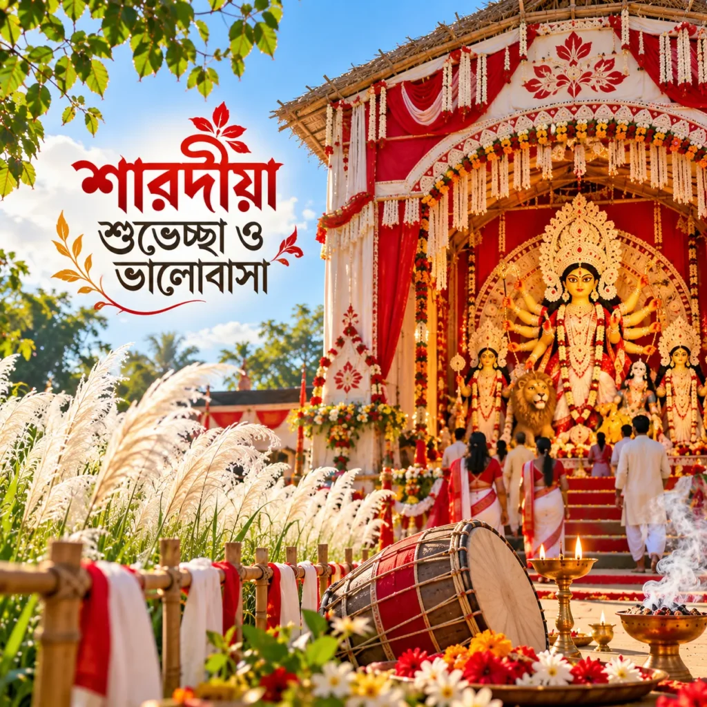 শারদীয় ক্যাপশন