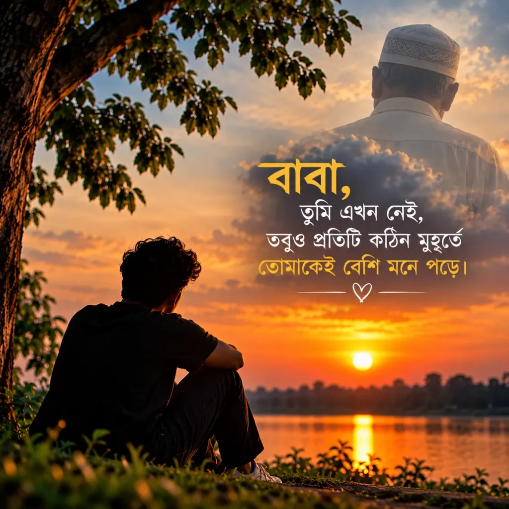 মৃত বাবাকে নিয়ে কষ্টের স্ট্যাটাস