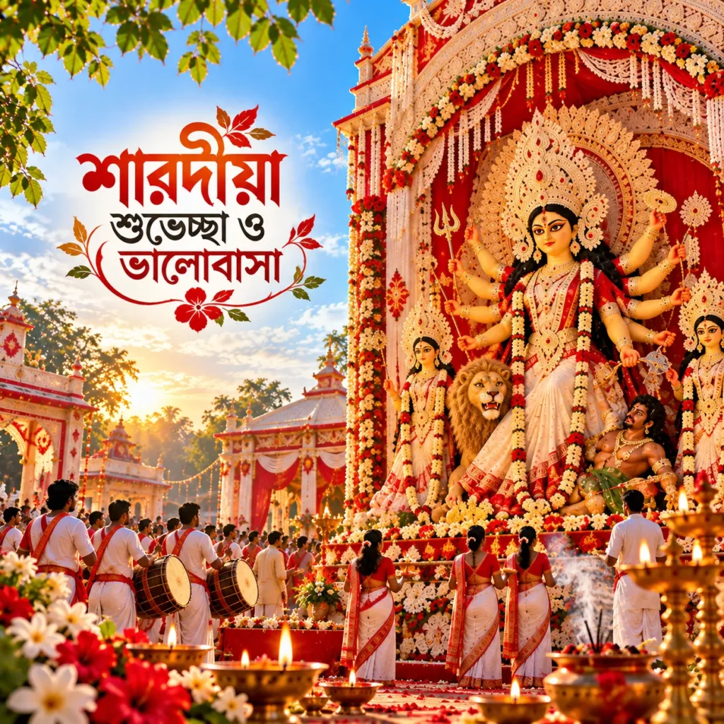 দুর্গাপূজার শুভেচ্ছা