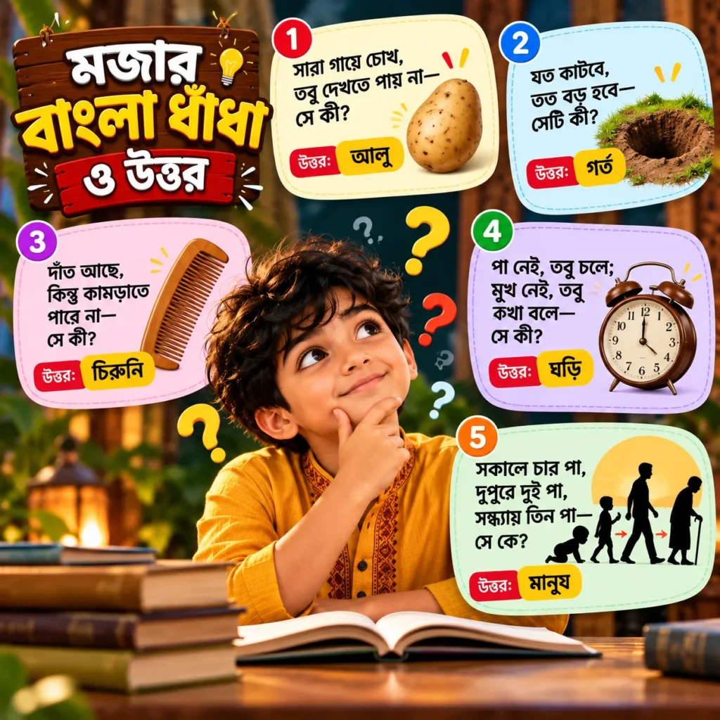বাংলা ধাঁধা ও উত্তর