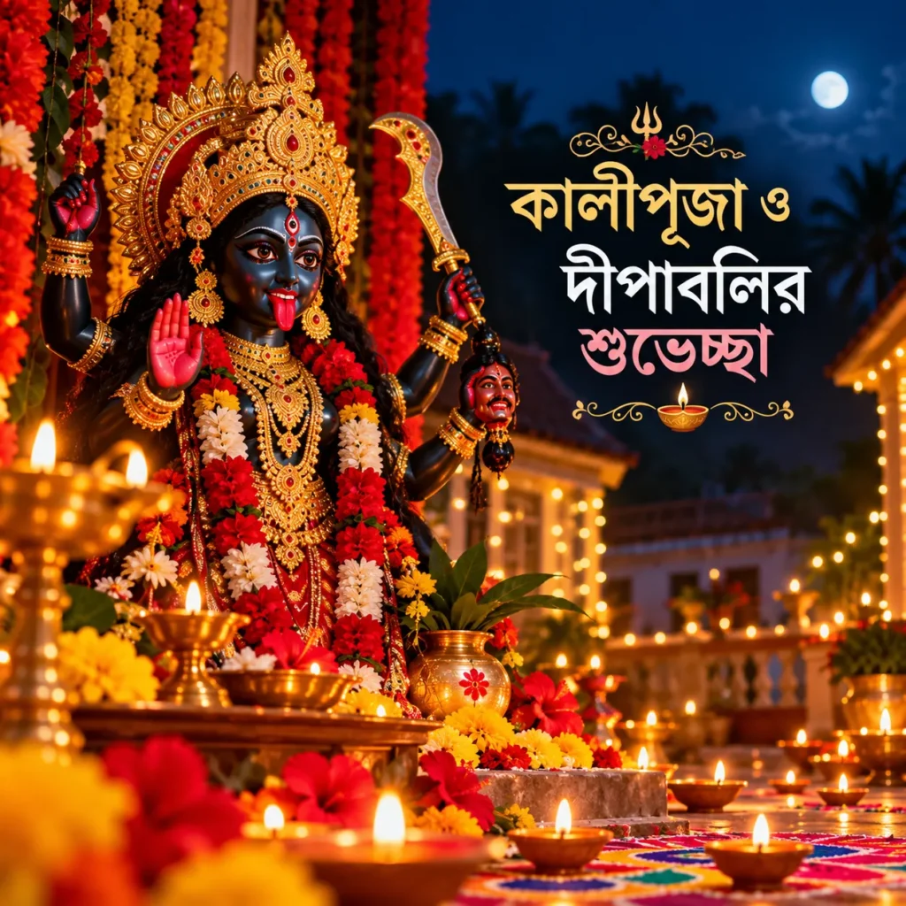 কালীপূজা ও দীপাবলি স্ট্যাটাস