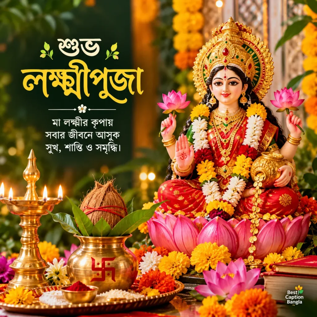 লক্ষ্মীপূজা ক্যাপশন