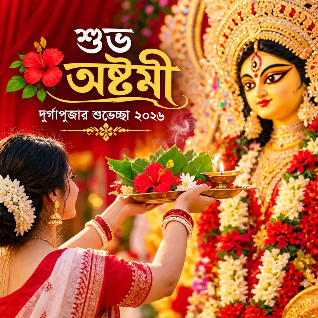 শুভ অষ্টমী ক্যাপশন