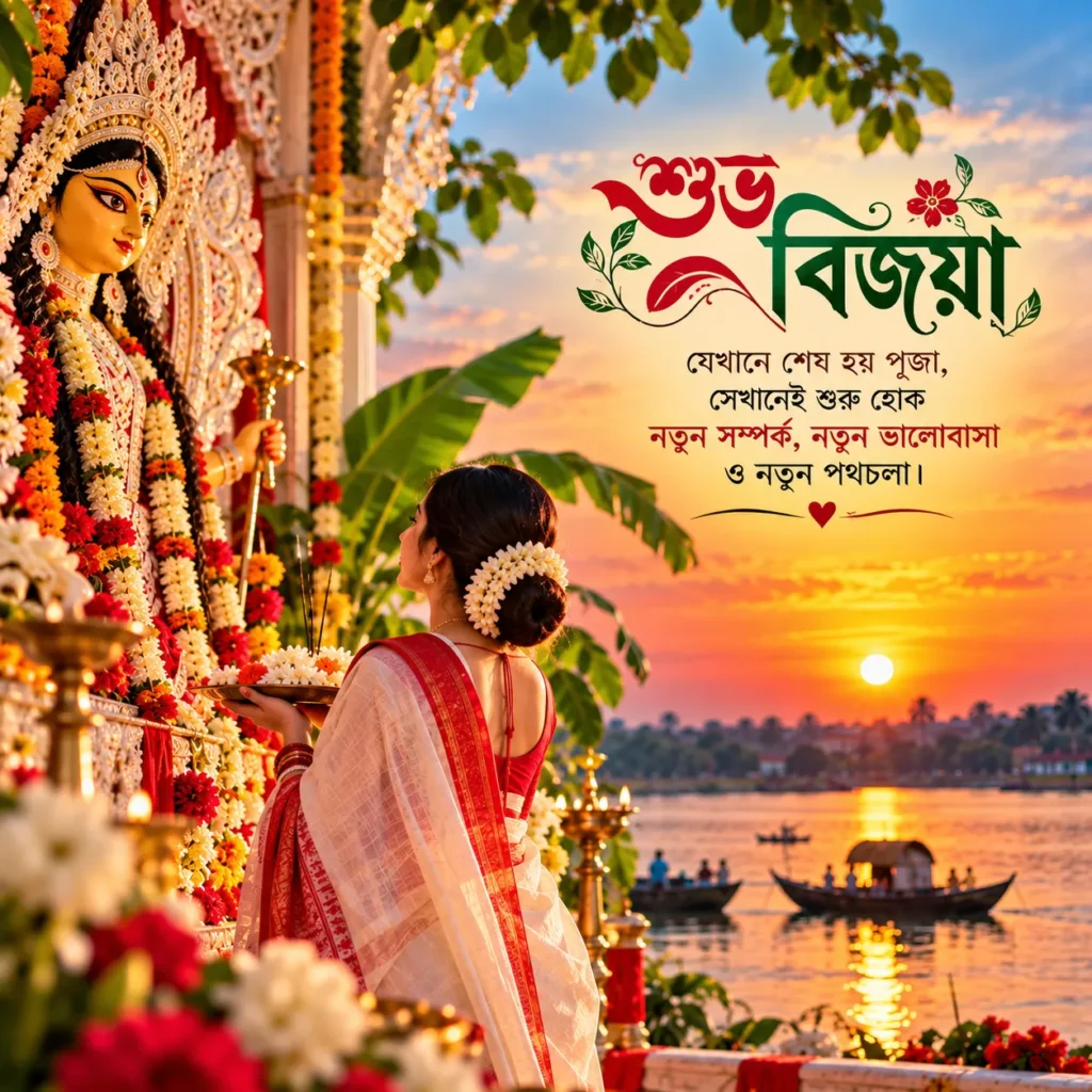 দুর্গাপূজার বিজয়ার শুভেচ্ছা