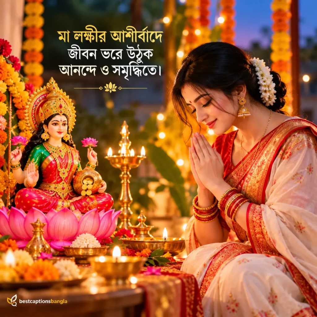 লক্ষ্মীপূজা ক্যাপশন