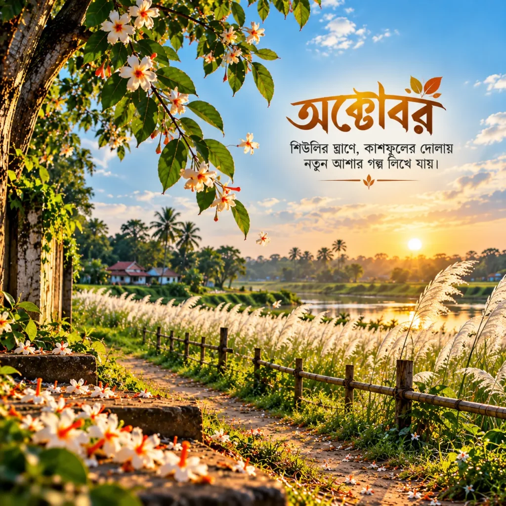 অক্টোবর নিয়ে ক্যাপশন